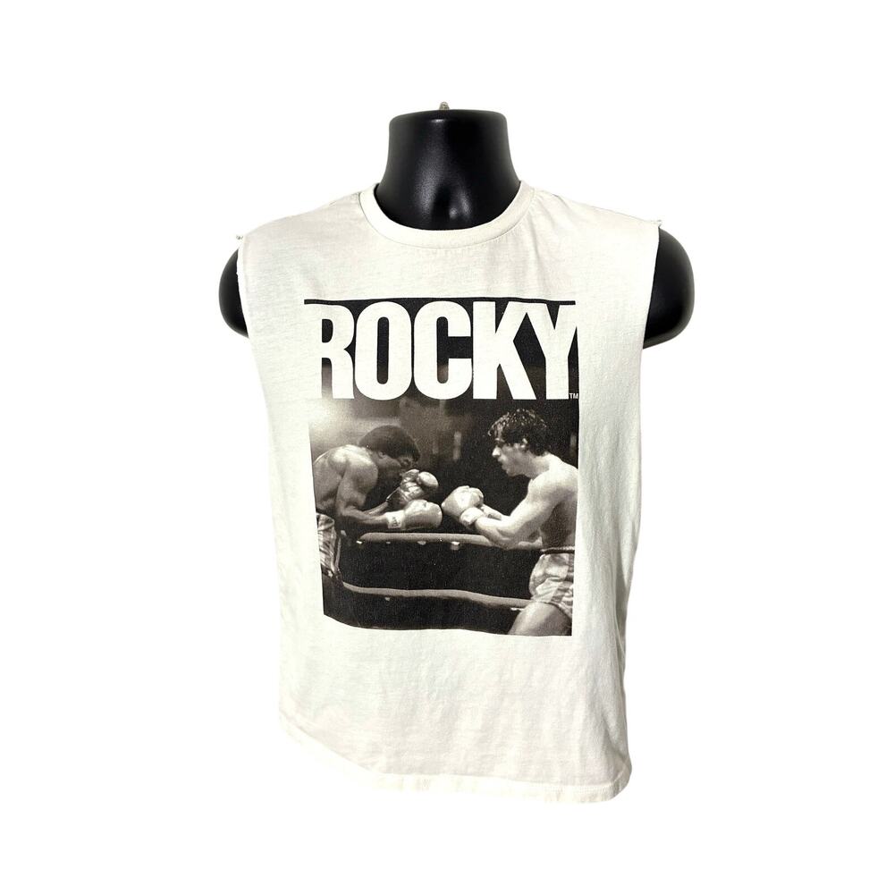 Rocky Balboa Boxing Movie Graphic Sleeveless Shirt XL